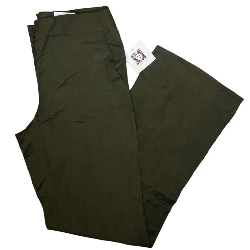 Anne Klein ✨ size 2 Army Green Flare Trousers